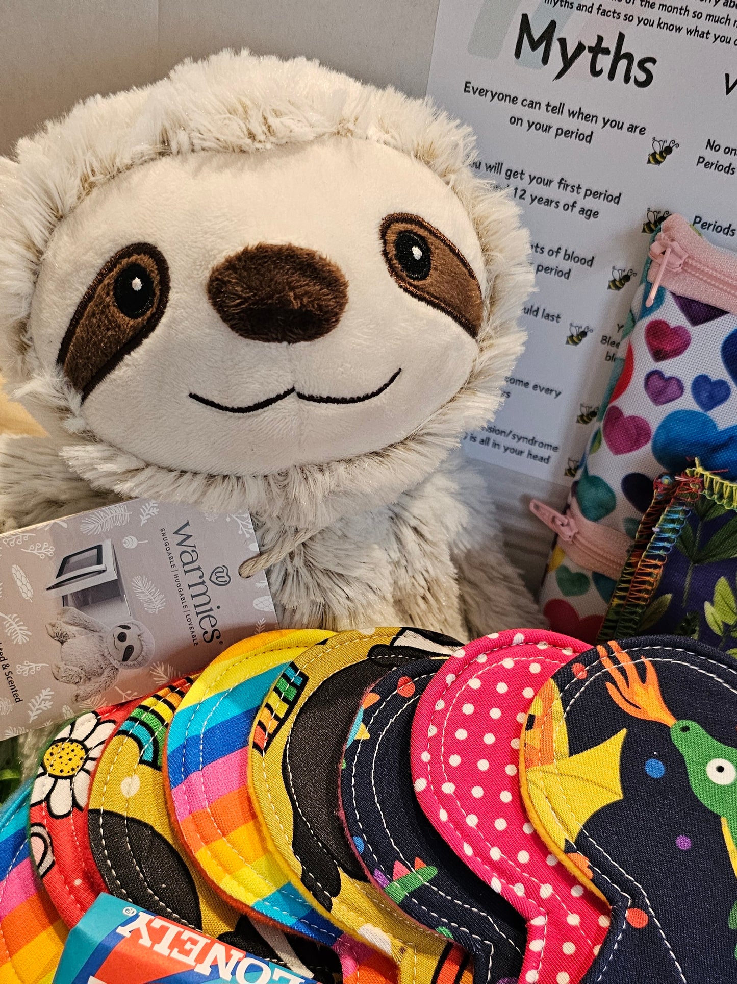 My First Period Kit - Curvy - Sloth